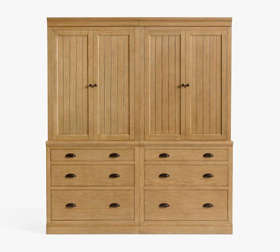 Minimal Wooden Storage Unit with Sleek Functional Design