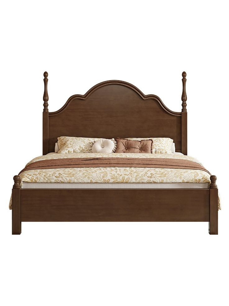 Royal Four Poster Bed | Heavy Solid Wood King Bed Frame