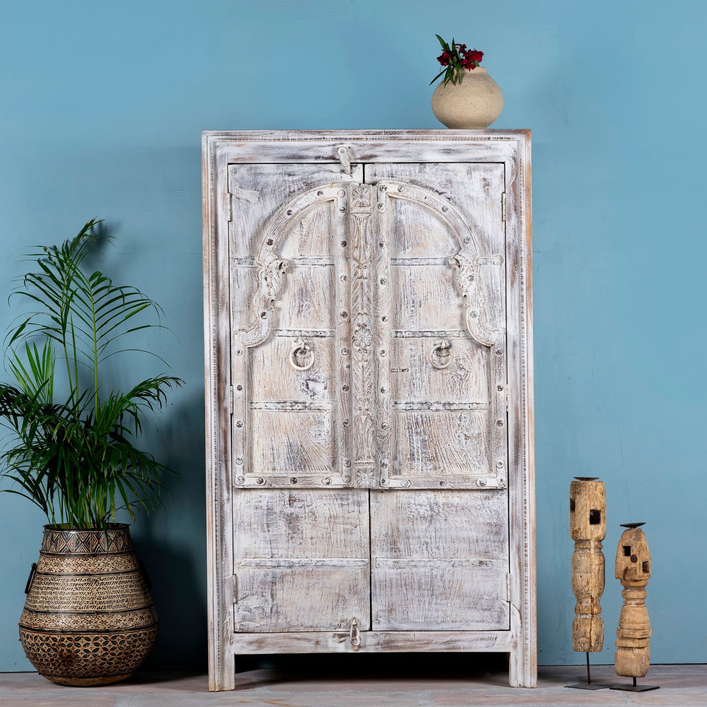 Premium Minimal Wooden Cabinet with Compact Storage