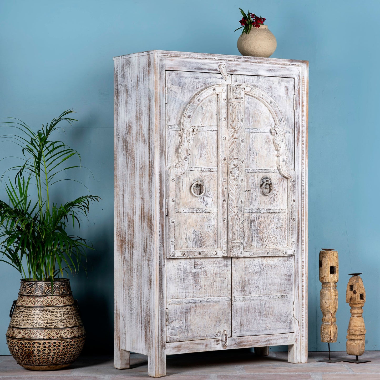 Premium Minimal Wooden Cabinet with Compact Storage