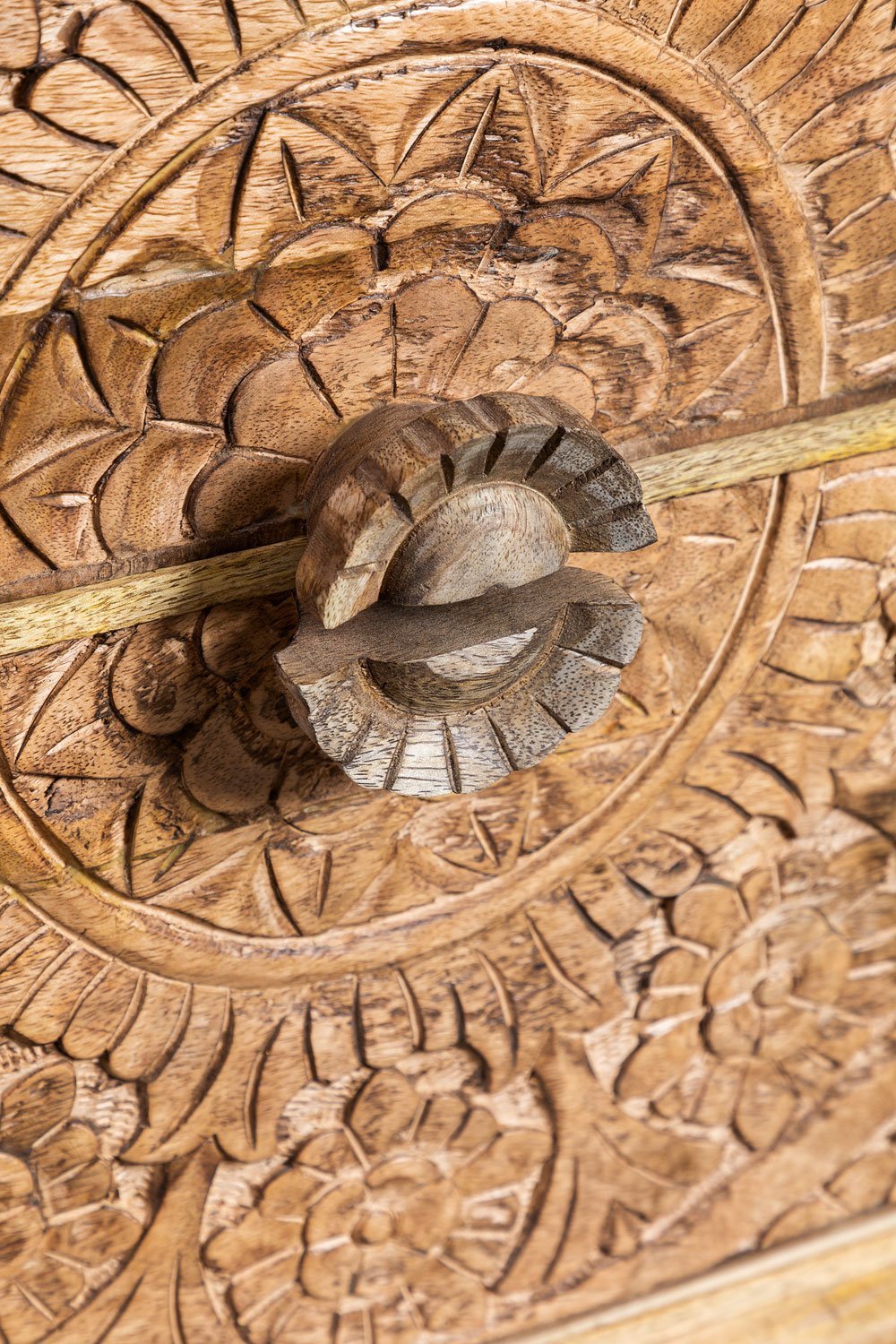 Compact Wooden Nightstand with Elegant Minimal Look