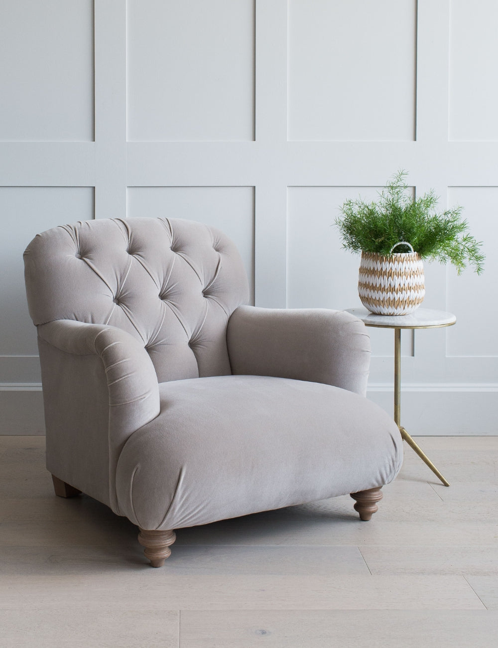 Handcrafted Minimalist Wooden Chair with Durable Frame