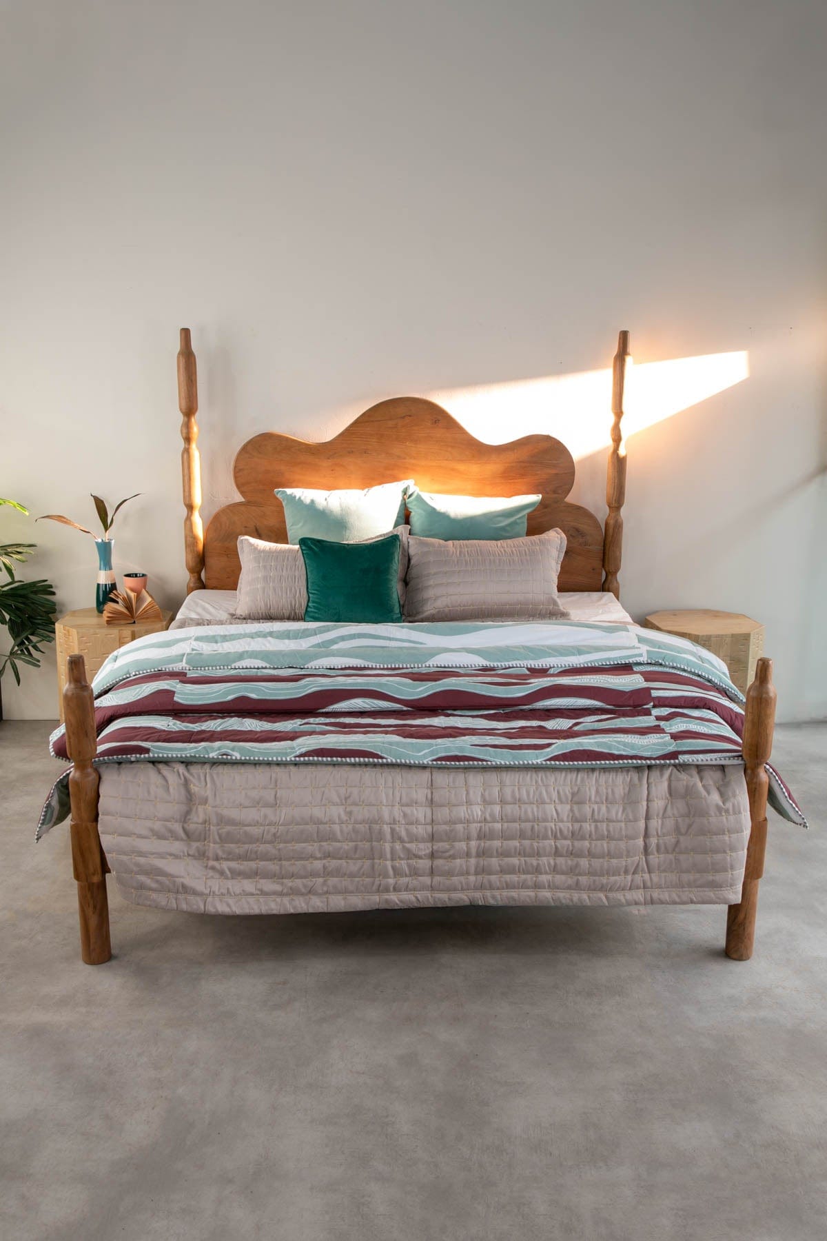 Modern Canopy Poster Bed | Designer Bedroom Furniture