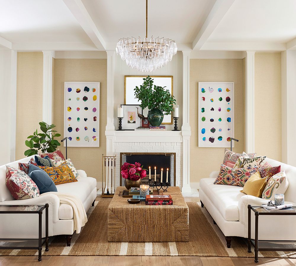 Modern Living Room 3-Seater Sofa with Luxury Appeal