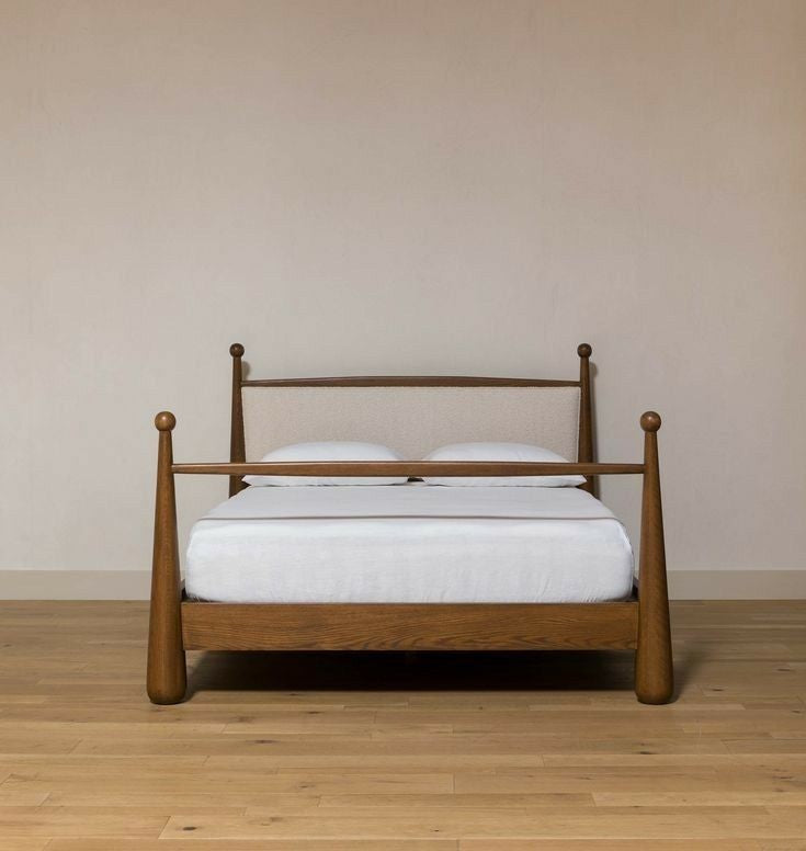 Handcrafted Wooden Poster Bed | Designer King Size Bed