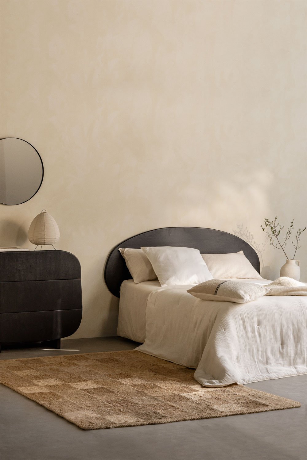 Luxury Wooden Nightstand with Storage Drawer