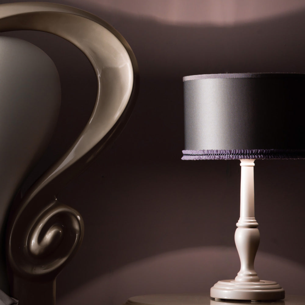 Classic Wooden Bed with Antique Carved Design