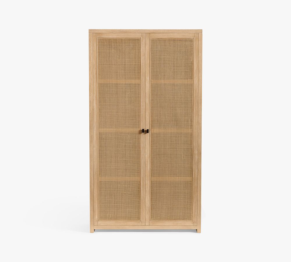 Designer Antique Wooden Storage Cabinet with Carved Frame