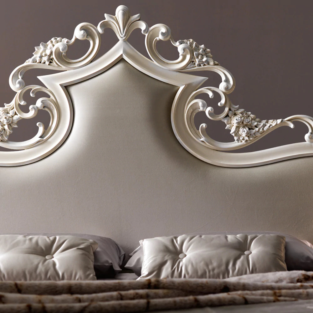 Luxury Wooden Carved Bed for Timeless Interiors