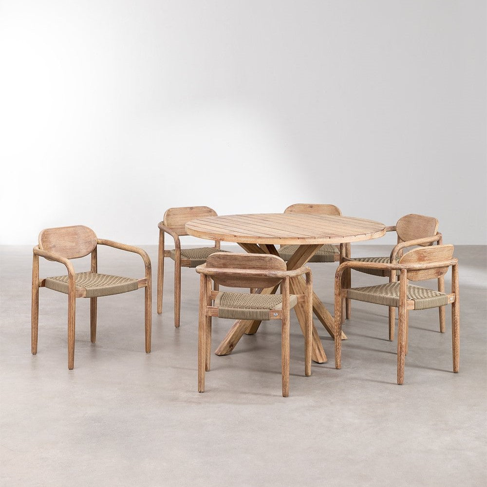 Wooden Dining Table Set – Elegant & Comfortable Seating