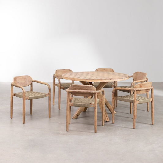 Wooden Dining Table Set – Elegant & Comfortable Seating