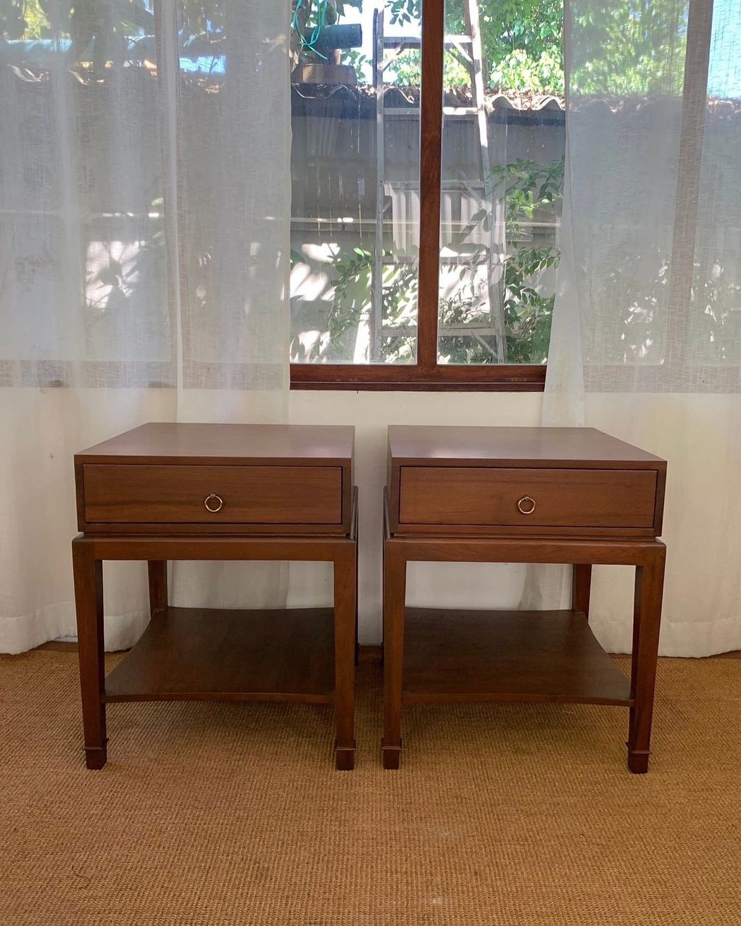Classic Carved Wooden Bedside Table for Luxury Interiors