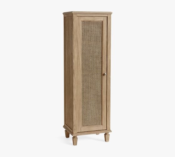Elegant Carved Wooden Storage Cabinet with Antique Detailing