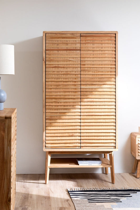 Ornate Carved Wooden Storage Unit for Luxury Homes