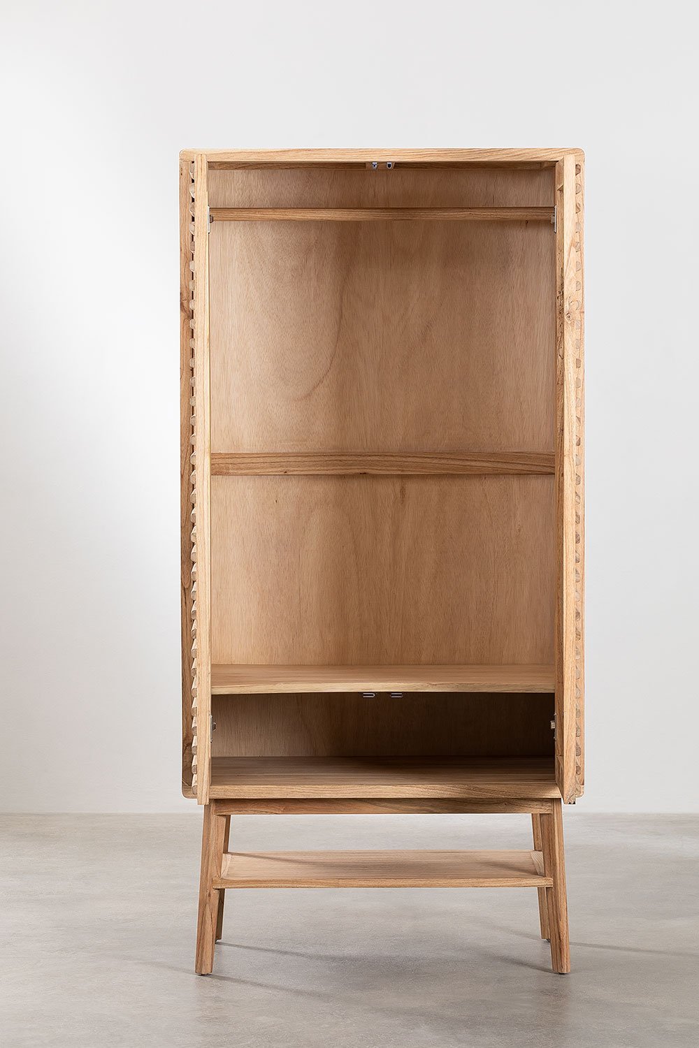 Ornate Carved Wooden Storage Unit for Luxury Homes